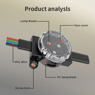 Produto Quente LED Inteligente RGBW Fonte de Luz de Ponto Colorido Ignífugo Iluminação de Alças Telefones Móveis APP Controle de Voz IP67