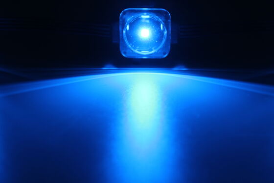 Fonte de Luz Pontual LED para Paisagismo e Edifícios Externos 25mm 5V 0.75W LED IP67 RGBW