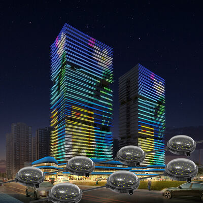 IP67 resistente à água Alto brilho LED RGB com controlo DMX512 para iluminação exterior