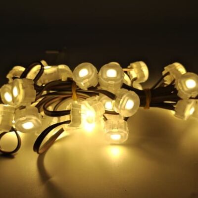 IP67 Impermeável 20mm DC5V SMD5050 Luz LED de ponto Iluminação de material de PC flexível