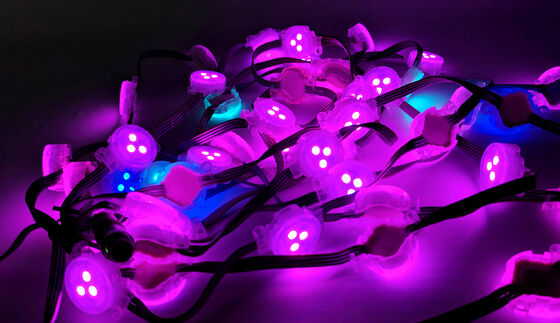 30mm pc ip67 à prova de chuva pesada luzes de ponto led iluminação de contorno de rua ao ar livre para atmosfera festiva durante todo o ano