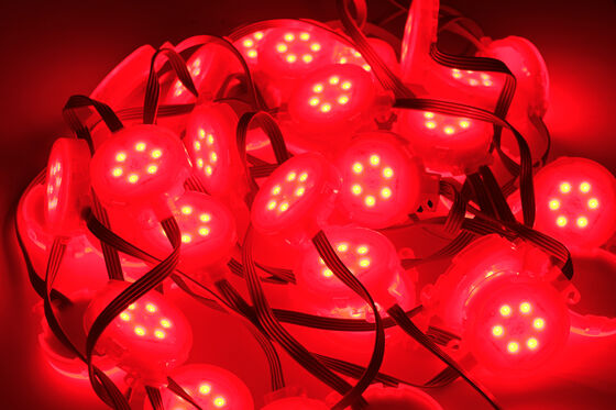 40mm Smart Addressable LED Pixel Light IP67 Waterproof High Brightness for Outdoor Facade Media Wall