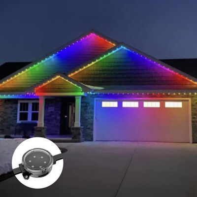 Produto quente Fonte de luz de ponto LED de 48 V RGBW Ferris Wheel Luz Ambiental Dedicada, Proteção IP67, Controle DMX512