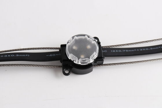 Luz Pontual LED RGBW Solar à Prova d'Água IP67 30mm DC12V para Iluminação de Paisagem de Edifícios Exteriores
