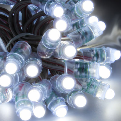 Cordas da luz do pixel da decoração 0.1w 9mm Rgb dos cruzeiros