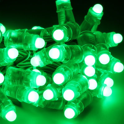 Verde 12mm Epistar da C.C. 12V lâmpada conduzida 0,1 watts do pixel