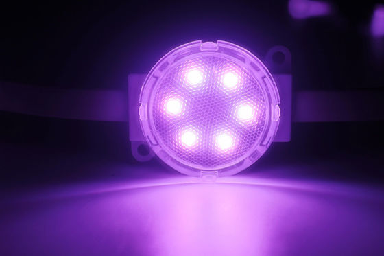 IP67 1.5W pixel impermeável do diodo emissor de luz da C.C. 24V 40mm RGB