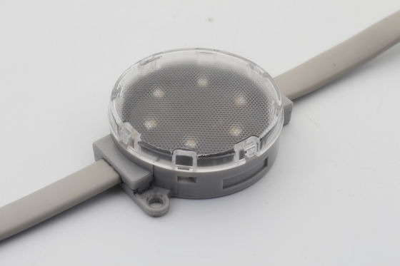 O pixel de Shell 1.2W 24V IP67 50MM do PC de SMD 3535 conduziu claro