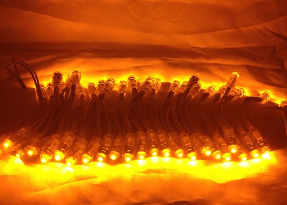 Yellow Waterproof IP65 9MM LED Pixel Light For Outdoor LED Sign