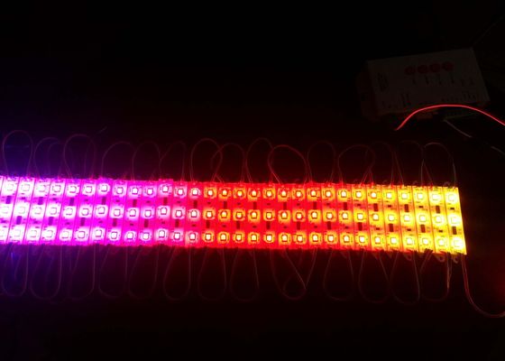 Módulo LED RGB SMD2835 com classificação IP65, 150 Lúmens, 1,5W, DC12V para Sinalização Externa