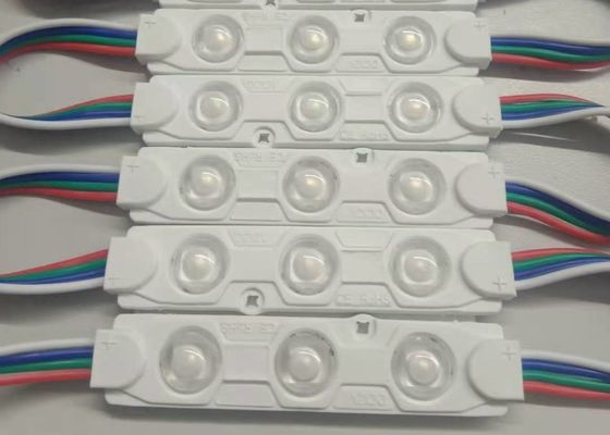 5050 que Smd 3 conduziu o módulo do diodo emissor de luz da injeção do módulo 0.75w 12v Ip67 RGB conduziram o módulo da luz de tira