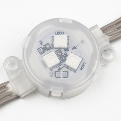 Diâmetro 3LEDs da luz 30mm do ponto do diodo emissor de luz SMD5050/tampa transparente IP67 dos PCes impermeável