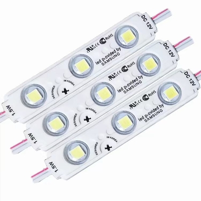 Modulo de Coreia Samsung 12V 3 diodos emissores de luz 5054 5050 módulo do diodo emissor de luz de 2835 injeções com lente