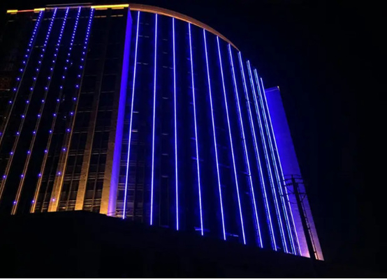 Fachada exterior de programação que ilumina IP67 o pixel 30mm luz do pixel do diodo emissor de luz de 5050 3535 RGB