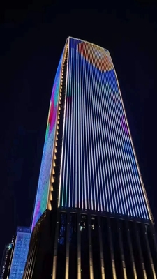 Impermeável exterior da fita do diodo emissor de luz do pixel do RGB DMX para a decoração de iluminação de construção do Natal