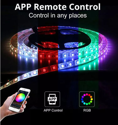 10m SMD 5050 RGB LED Strip ABS Body Smart Phone App Control Decorative Lighting