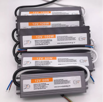 Fonte de Alimentação Chaveada Driver LED 12V 24V À Prova de Chuva 200W 400W 600W 1000W Potência LED